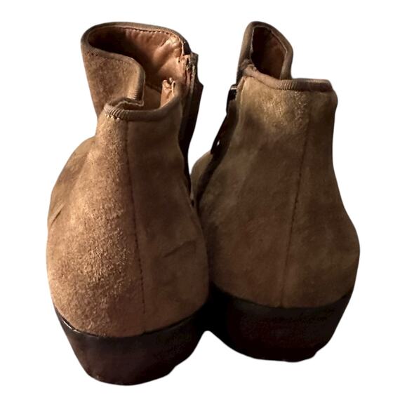 Sam Edelman Brown Faux Suede Booties - Picture 2 of 3